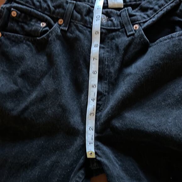 Levi’s 512 Vintage Authentic Red Tab Jeans Black Woman Size 10M High Rise Mom - Picture 9 of 11